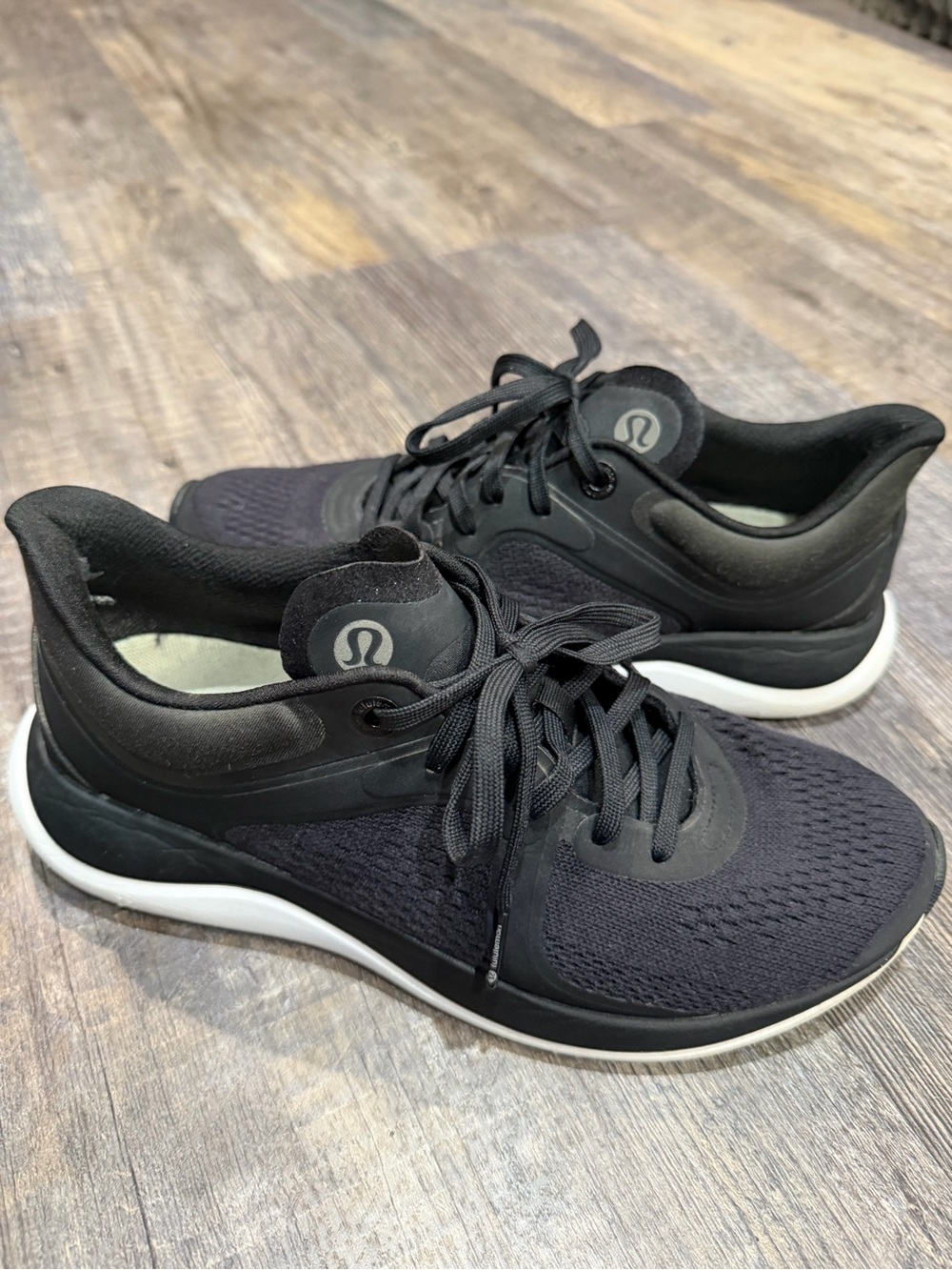 lululemon athletica Black and White Women's Athletic Sneakers
